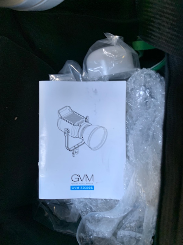 Photo 8 of GVM 300W Video Light Kit, CRI 97+ 5600k, 91500Lux@1m,Photography Lighting with Bowens Mount, APP Control System/DMX, Lantern Softbox Video Lighting Kit for Portrait, YouTube Film Recording --- Box Packaging Damaged, Moderate Use, Scratches and Scuffs on M