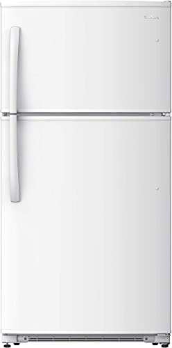 Winia WTE21GSWMD 21 Cu. Ft. Top Mount Refrigerator With Factory Installed Ice Maker - White —- Factory Sealed