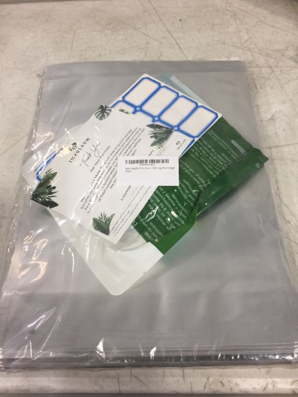 Photo 1 of 25 Pcs 1 Gallon 13 Mil Mega Thick Mylar Bags for Food Storage with Oxygen Absorbers 300cc - Large Mylar Bags 1 Gallon - Mylar Bags for Food Storage - Mylar Bags Stand Up - 1 Gallon Mylar Bags
