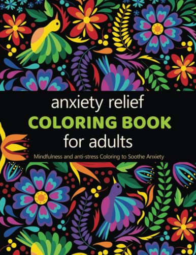 Photo 1 of 2 PACK--Anxiety Relief Adult Coloring Book: Over 100 Pages of Mindfulness and anti-stress Coloring To Soothe Anxiety featuring Beautiful and Magical Scenes, Relaxing Designs with Paisley patterns | Adult Coloring Book