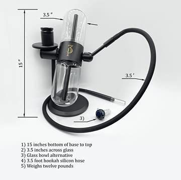 Photo 2 of 3Pursuits Glass Water Rotating Gravity Hookah - New 2023 Leakproof Model ( USED ITEM ) 
