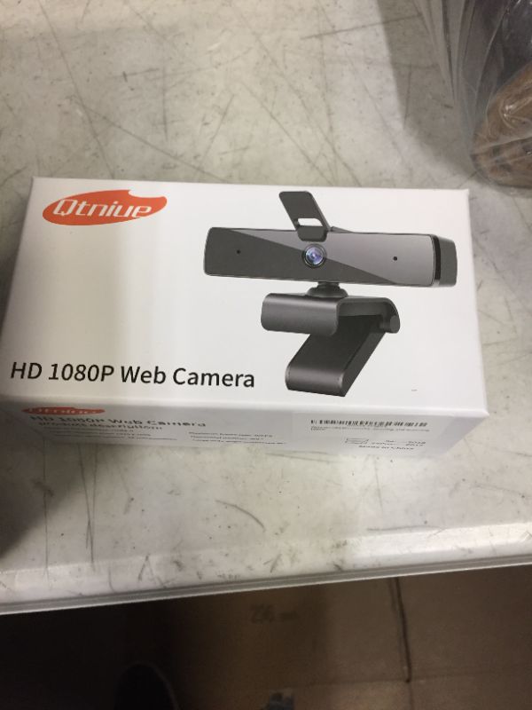 Photo 2 of Qtniue Webcam with Microphone and Privacy Cover, FHD Webcam 1080p, Desktop or Laptop and Smart TV USB Camera for Video Calling, Stereo Streaming and Online Classes 30FPS