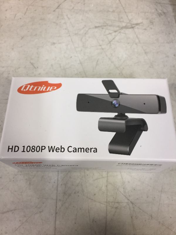 Photo 2 of Qtniue Webcam with Microphone and Privacy Cover, FHD Webcam 1080p, Desktop or Laptop and Smart TV USB Camera for Video Calling, Stereo Streaming and Online Classes 30FPS