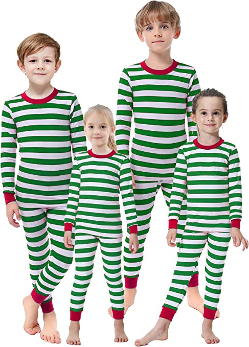 Photo 1 of Family Matching Christmas Pajams Women Men Xmas Pjs Holiday Cotton Sleepwear Jammies Long Sleeve Pyjamas Clothes SIZE 2T 2 YEARS OLD TODDLER
