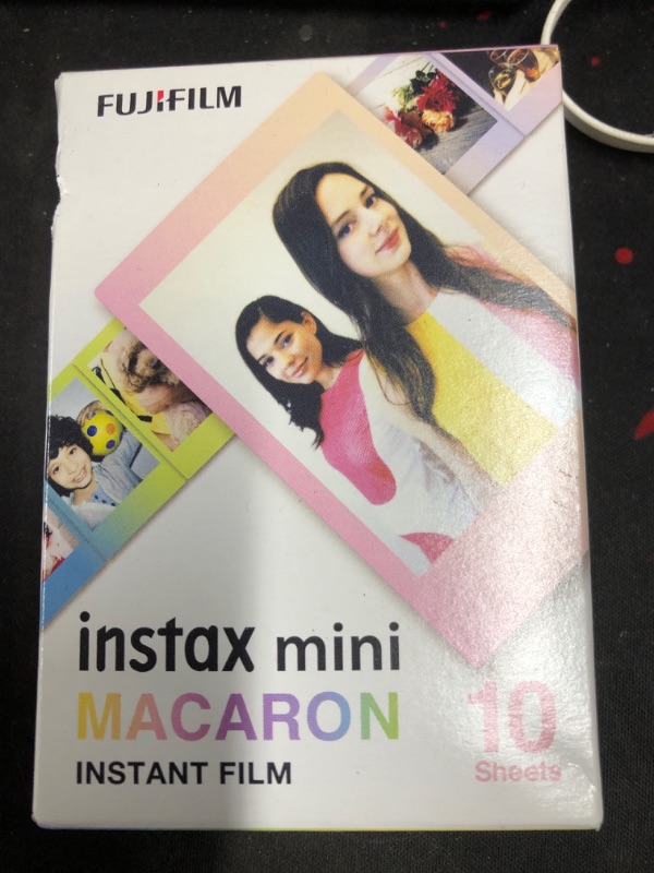 Photo 2 of Fujifilm Instax Mini Macaron Film - 10 Exposures 10 Film Pack Macaron