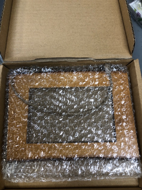 Photo 1 of 20*16cm solid wood photo frame, natural bark edge photo frame, suitable for wall, rectangle, single pack