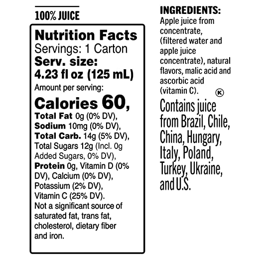 Photo 2 of Tropicana 100% Juice Box, Apple Juice, 4.23oz (Pack of 44)-- Best By 12/27/2022