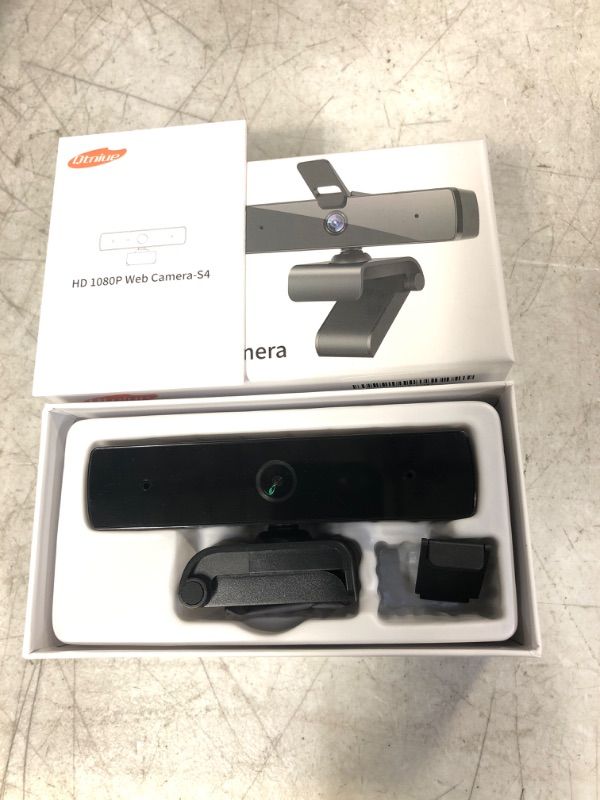 Photo 2 of Qtniue Webcam with Microphone and Privacy Cover, FHD Webcam 1080p, Desktop or Laptop and Smart TV USB Camera for Video Calling, Stereo Streaming and Online Classes 30FPS