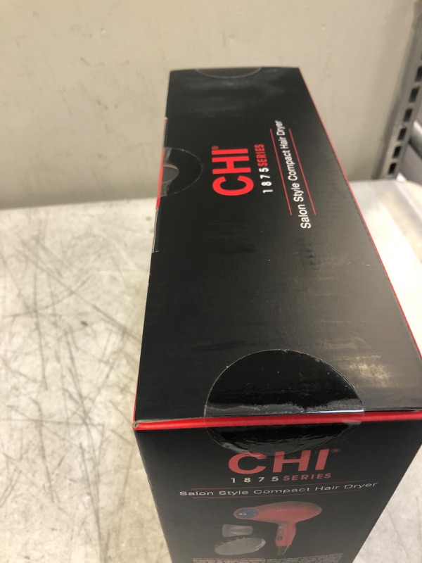 Photo 3 of CHI 1875 Series Hair Dryer - Ruby Red SEALED  ITEM 
