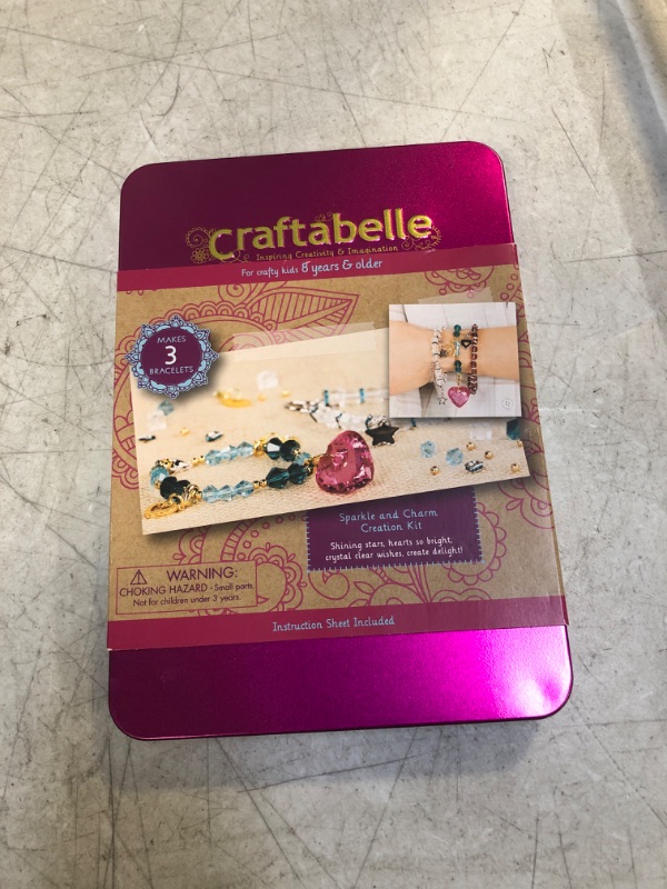 Photo 2 of Craftabelle – Sparkle and Charm Creation Kit – Bracelet Making Kit