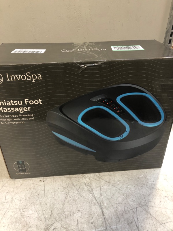 Photo 3 of InvoSpa Shiatsu Foot Massager Machine + Muscle Massage Gun