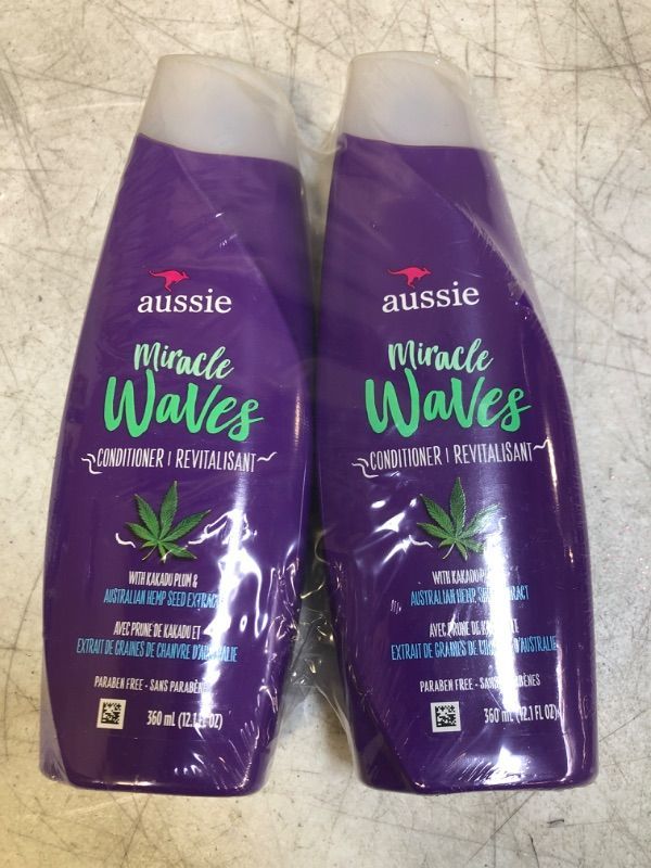 Photo 2 of Aussie Conditioner Miracle Waves 12.1 Ounce (360ml) (Pack of 2)
