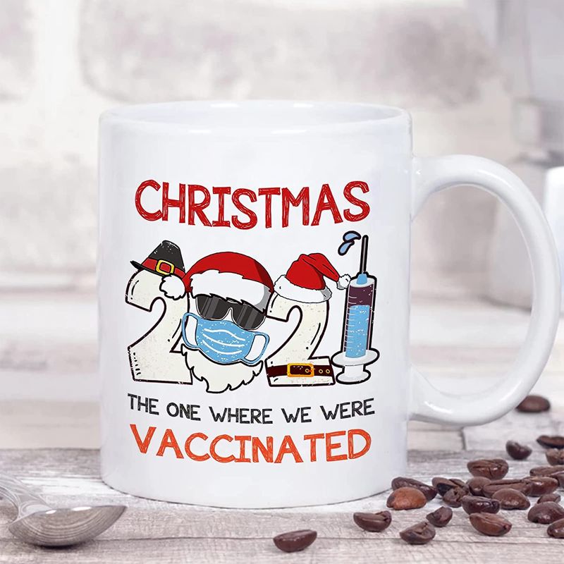 Photo 1 of 2021 Christmas Coffee Mug,Funny Christmas Holiday Coffee Cup, Coffee Mug-Mug in Decorative Christmas Gift Box,11 Oz (Style 3) ( PACK OF 2 ) 
