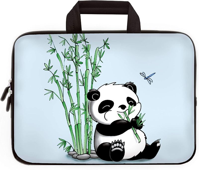 Photo 1 of 11" 11.6" 12" 12.1" 12.5 Inch Laptop Carrying Bag Case Notebook Ultrabook Bag Tablet Cover Neoprene Sleeve Briefcase Bag With Outside Handle
