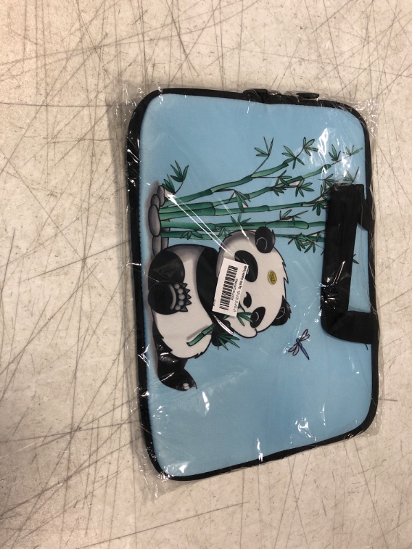 Photo 2 of 11" 11.6" 12" 12.1" 12.5 Inch Laptop Carrying Bag Case Notebook Ultrabook Bag Tablet Cover Neoprene Sleeve Briefcase Bag With Outside Handle For 11 in 11.6 in 12 in 12.1 in 12.5 in Cute Panda