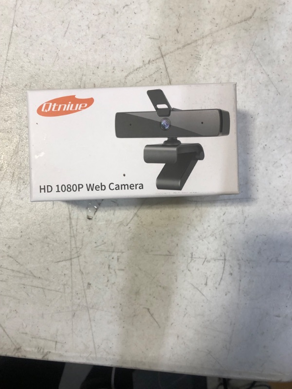 Photo 2 of Qtniue Webcam with Microphone and Privacy Cover, FHD Webcam 1080p, Desktop or Laptop and Smart TV USB Camera for Video Calling, Stereo Streaming and Online Classes 30FPS