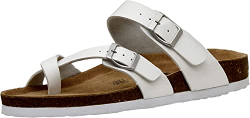 Photo 1 of CUSHIONAIRE Women's Luna Cork footbed Sandal with +Comfort