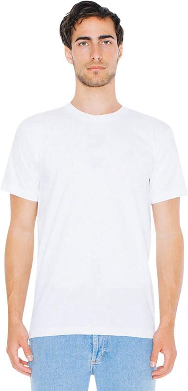 Photo 1 of American Apparel unisex-adult Fine Jersey Crewneck Short Sleeve T-Shirt, 2-Pack SIZE XXXL 
