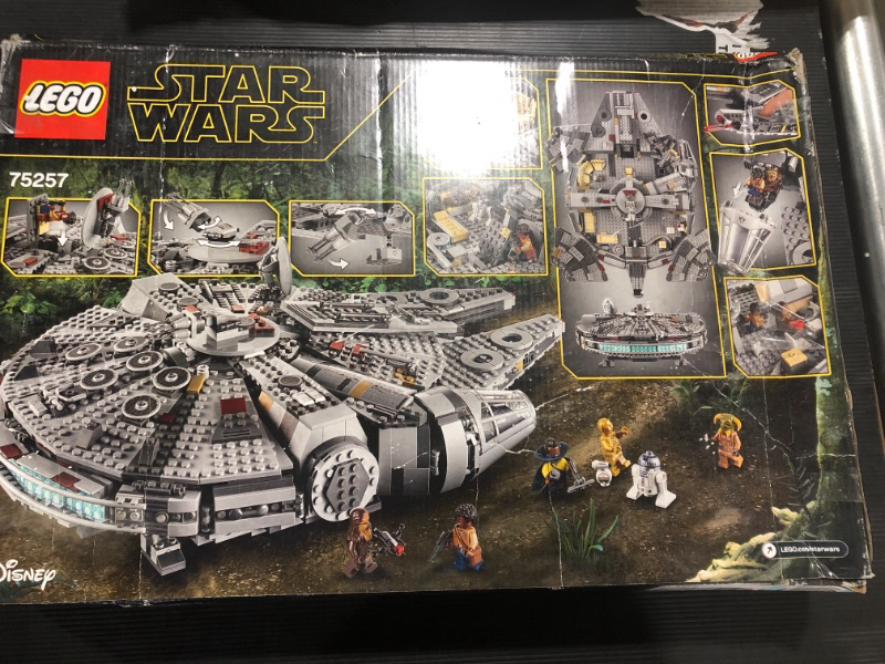 Photo 1 of LEGO Star Wars Millennium Falcon 75257 Building Toy Set for Kids, Boys, and Girls Ages 9+ (1353 Pieces) Frustration-Free Packaging