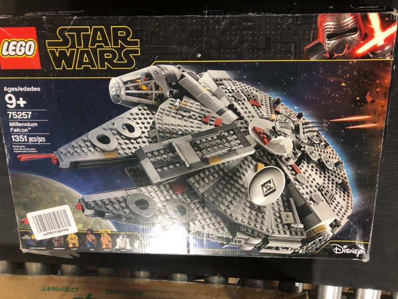 Photo 2 of LEGO Star Wars Millennium Falcon 75257 Building Toy Set for Kids, Boys, and Girls Ages 9+ (1353 Pieces) Frustration-Free Packaging