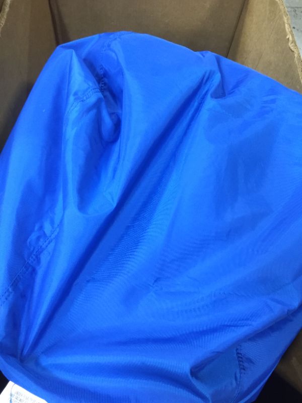 Photo 1 of Big Joe Classic Beanbag Chair, Sapphire Sapphire Round