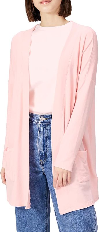 Photo 1 of Amazon Essentials Women's Relaxed Fit Lightweight Lounge Terry Open-Front Cardigan