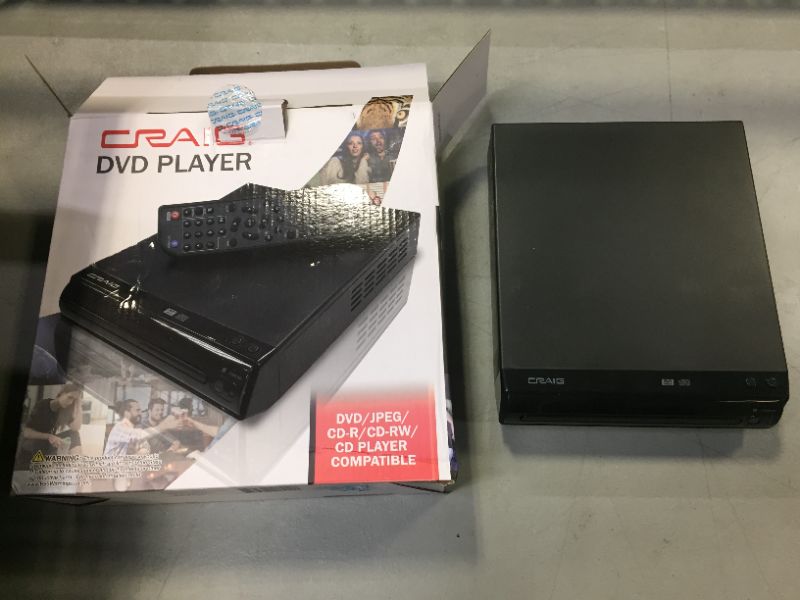 Photo 2 of Craig Electronics Inc CVD512A Compact DVD Player Home Theater Kit 4 Count******MISSING REMOTE*******