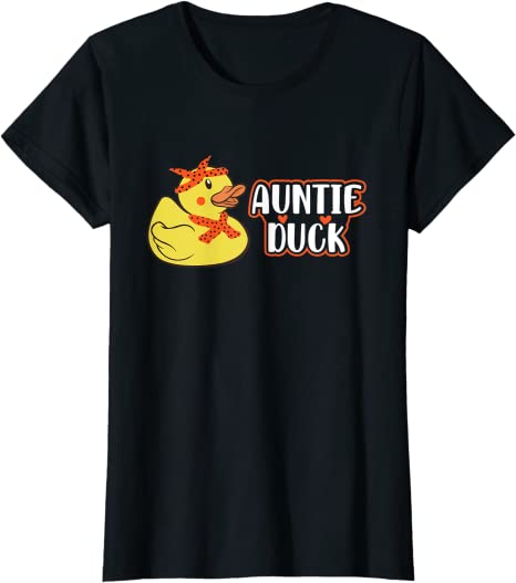 Photo 1 of  Auntie Duck Ducks Aunt Rubber Duck T-Shirt