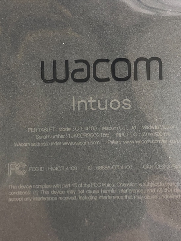 Photo 6 of Wacom Intuos Small Graphics Drawing Tablet, includes Training & Software; 4 Customizable ExpressKeys Compatible With Chromebook Mac Android & Windows, drawing, photo/video editing, design & education Black Small Tablet