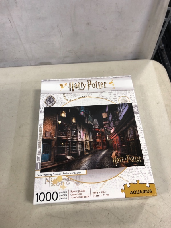 Photo 2 of AQUARIUS Harry Potter Puzzle Diagon Alley (1000 Piece Jigsaw Puzzle) - Officially Licensed Harry Potter Merchandise & Collectibles - Glare Free - Precision Fit - 20x28in