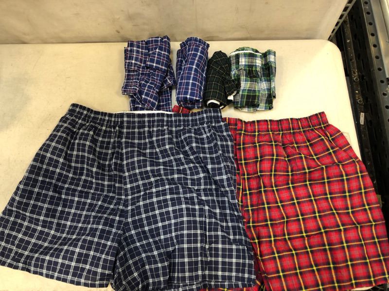 Photo 2 of Fruit of the Loom Men's Woven Boxers, 6 Pack, Size L