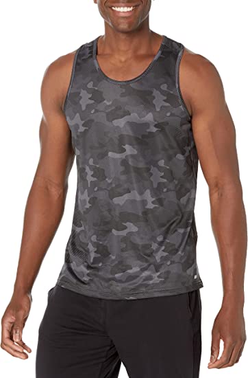 Photo 1 of Amazon Essentials Men's Tech Stretch Tank T-Shirt
, SIZE M