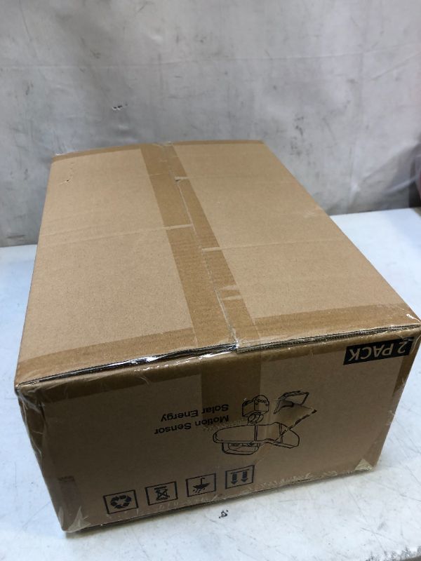 Photo 1 of hykolity 2 Pack Solar LED Security Light, 15W Solar Outdoor Motion Sensor Light with Photocell, 1500LM 5000K, IP65 Waterproof Motion Flood Light with 3 Adjustable Head for Garage, Yard, Pathway Solar-Powered Motion Sensor-2