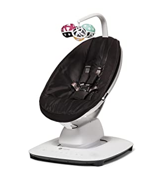 Photo 1 of 4moms MamaRoo Multi-Motion Baby Swing, Bluetooth Baby Swing with 5 Unique Motions, Black