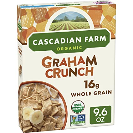 Photo 1 of 
Roll over image to zoom in
Cascadian Farm Organic Graham Crunch Cereal, 9.6 oz.