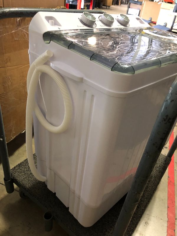 Photo 11 of  Compact Twin Tub Portable Washing Machine, Mini Washer