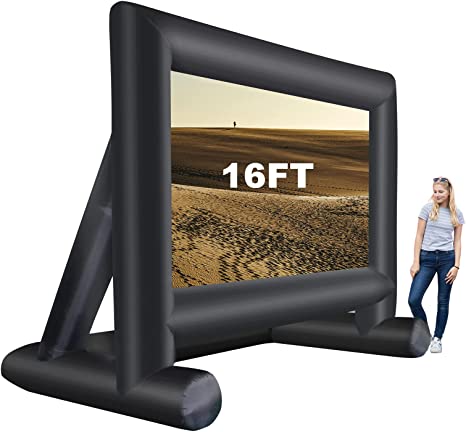 Photo 1 of 16ft Inflatable Blow up Mega Movie Projector Screen - Includes Inflation Fan