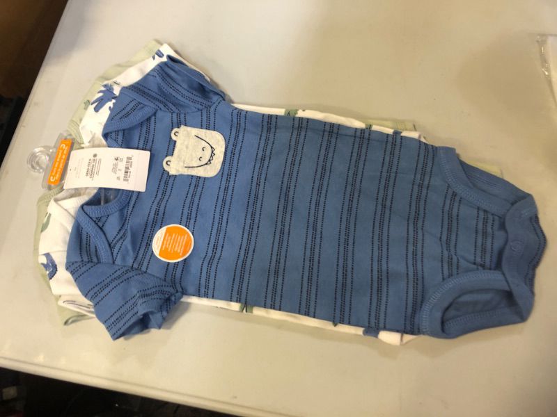 Photo 2 of 18M---Baby Boys' 3pk Gator Bodysuit - Just One You made by carter's White/Blue  
