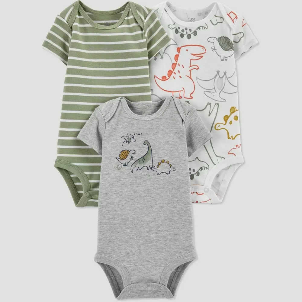 Photo 1 of size 3M---Baby Boys' 3pk Gator Bodysuit - Just One You made by carter's  
