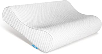 Photo 1 of  AEROMAX Contour Memory Foam Pillow, Cervical Pillow for Neck Pain Relief, Neck Orthopedic Sleeping Pillows for Side, Back and Stomach Sleepers.