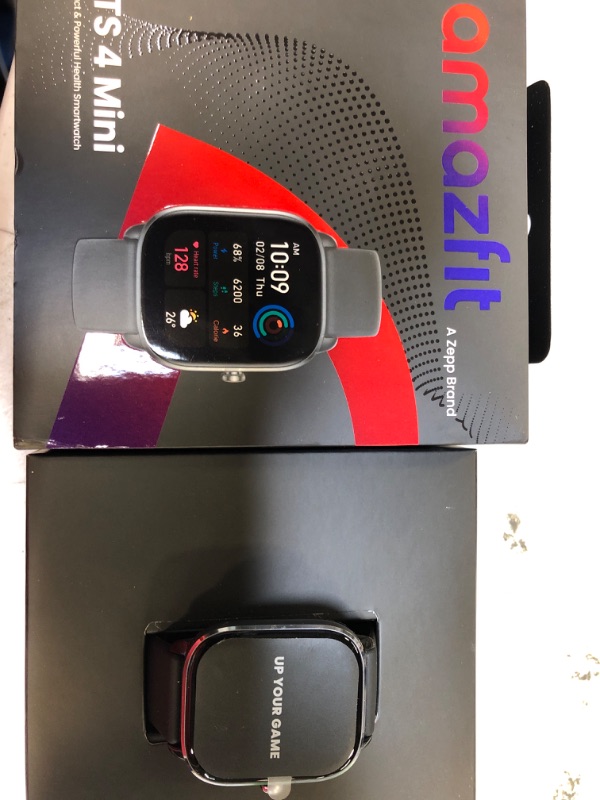 Photo 2 of Amazfit [2022 New Version] GTS 2 Mini Smart Watch for Men Women, 14-Day Battery Life, Alexa Built-in, Health Fitness Tracker, with GPS & 68 Sports Mode, Blood Oxygen Heart Rate Sleep Monitor, Black