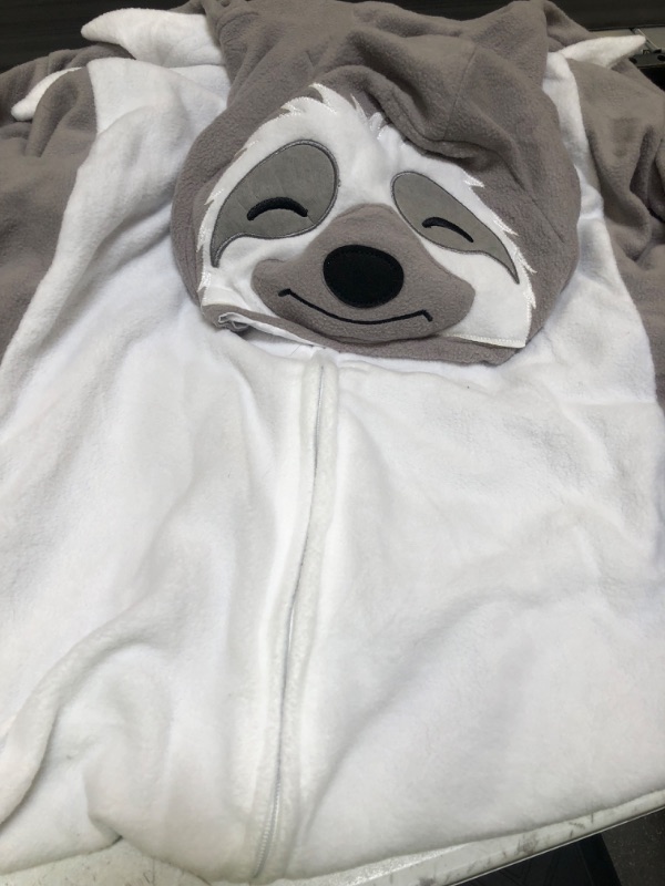 Photo 2 of Adult Sloth Onesie Pajamas Cosplay Animal Homewear Sleepwear Jumpsuit Costume for Women Men