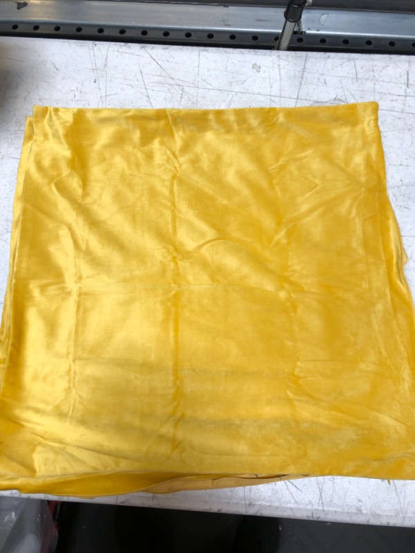 Photo 1 of 4 PACK MUSTARD YELLOW CUSHION COVERS 18X18