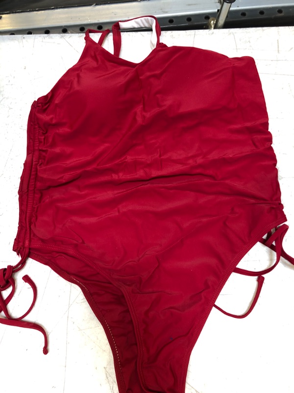 Photo 1 of BURGUNDY SWIMSUIT SIZE XL