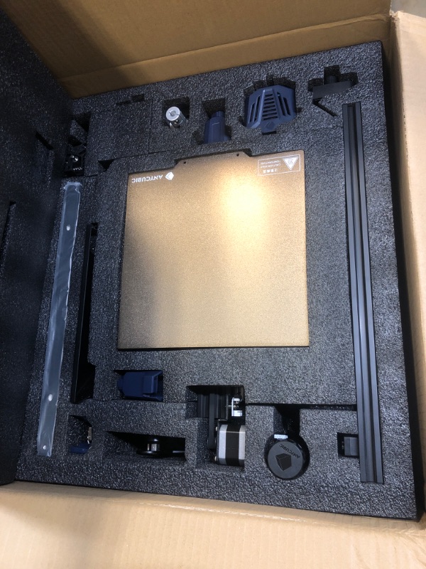 Photo 2 of Anycubic Kobra Go, 3D Printer Auto Leveling with 25-Point Precise Leveling, Upgrade FDM 3D Printers for Beginners Easy to Remove Model and Resume Printing 220x220x250mm UNABLE TO CHECK FOR FUNCTIONALITY.