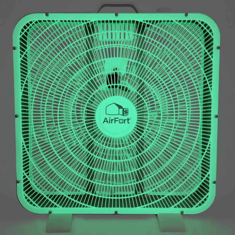 Photo 1 of 20" Inch Glow In The Dark Box Fan
