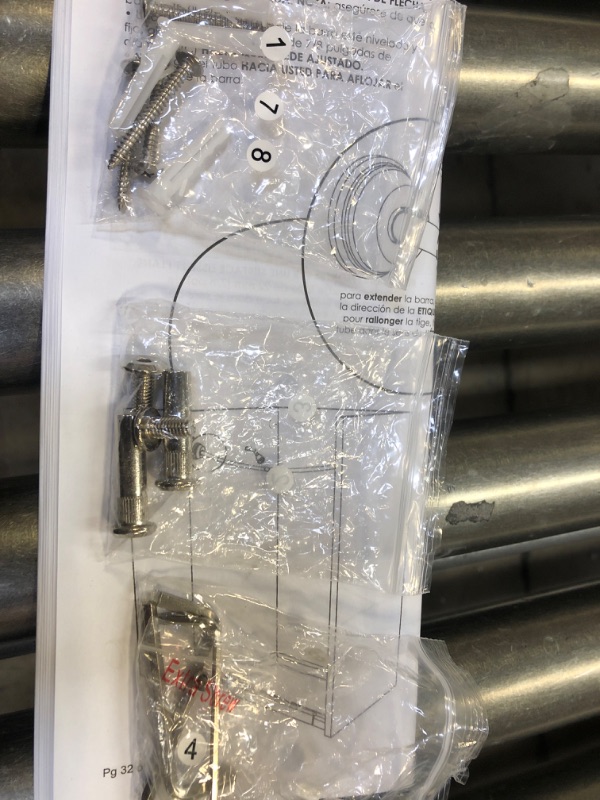 Photo 1 of Zenna Home NeverRust Rustproof Dual Mount Curved Stall Shower Rod, 32” - 40”, Bronze Rustproof Tension or Permanent Mount Rod 32" - 40" stall sized Bronze