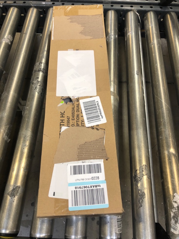 Photo 1 of Zenna Home NeverRust Rustproof Dual Mount Curved Stall Shower Rod, 32” - 40”, Bronze Rustproof Tension or Permanent Mount Rod 32" - 40" stall sized Bronze