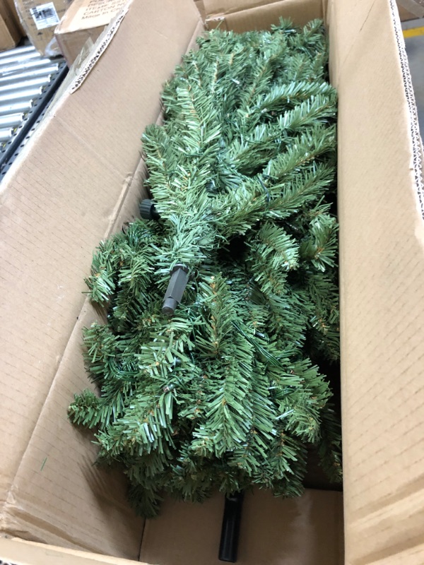 Photo 2 of Artificial Christmas Tree,Classic Pine Fir Pencil Tree 5/6/7 FT 5FT