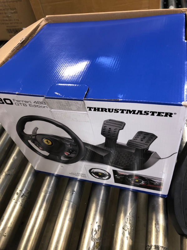 Photo 3 of Thrustmaster T80 Ferrari 488 GTB Edition Racing Wheel for PlayStation 4